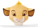 Disney Store Official Simba Character Face Cushion, The Lion King, 51cm/20”, Comfy Cuddly Fun Pillow Features Little Lion Face with Floppy Ears and Fluffy Tufts