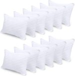 Utopia Bedding Toddler Pillow 12 Pack, 40 x 60 cm Cot Pillow, Kids Small Pillow, Soft and Breathable Pillow, Perfect for Travel (White) (Intended for Age 2 and up)