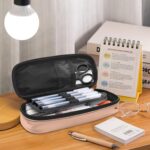 Howilath Pig Pencil Case for Kids Big Capacity Pencil Pen Case Office College School Storage Bag Pencil Pouch Holder Box Organizer for Girls - Image 3