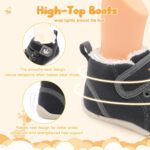 JOINFREE Baby Winter Booties Infant Girls Boys Indoor Outdoor Newborn Crib Shoes Toddlers Cozy House Shoes Baby Winter Walking Shoes - Image 4