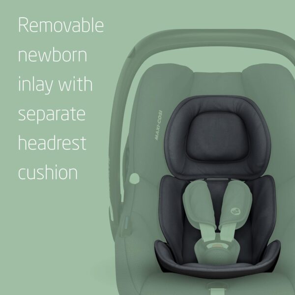 Maxi-Cosi CabrioFix i-Size, Baby Car Seat, 0–12 Months, Max. 12kg, Lightweight Car Seat Newborn (3.2kg), Large Sun Canopy, Extra Padded Seat, Fits most Maxi-Cosi Pushchairs, Essential Graphite - Image 7