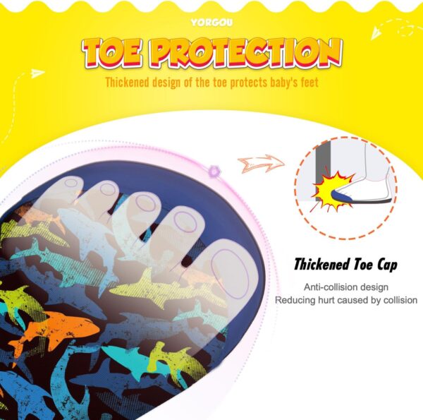 Yorgou Baby Boys Girls Water Shoes Toddler Beach Shoes Barefoot Aqua Socks Non-Slip for Pool Beach - Image 2