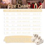 Hitopteu Kids Slippers Boys Girls Cute Bunny Slippers Winter Plush Warm House Shoes Soft Anti-Slip Novelty Rabbit Slippers for Toddler - Image 5