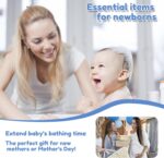 2Pcs Baby Bath Kneeler and Elbow Rest Pad Set,Comfortable Foam Bath Kneeling Pad, Non-Slip Bath Tub Elbow Pad with 4 Organizer Pockets, Washable Baby Bath Cushion Bath Kneeling Pad for Toddler (Grey) - Image 7