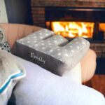 Echo Three Personalised Name Letter Cushion E | Custom Name Pillow E | Printed Name Cushion | Alphabet Cushion Monogram Pillow | Baby Gift Bedroom Decor - Image 2