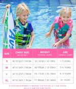 Zeraty Kids Swim Vest Float Jacket for Toddlers with Adjustable Strap for Boys Girls Age 2-9+ Years/36-88Lbs - Image 2