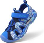 DREAM PAIRS Boys Girls Sandals Closed-Toe Athletic Sport Sandals Summer Outdoor Toddler/Little Kid/Big Kid