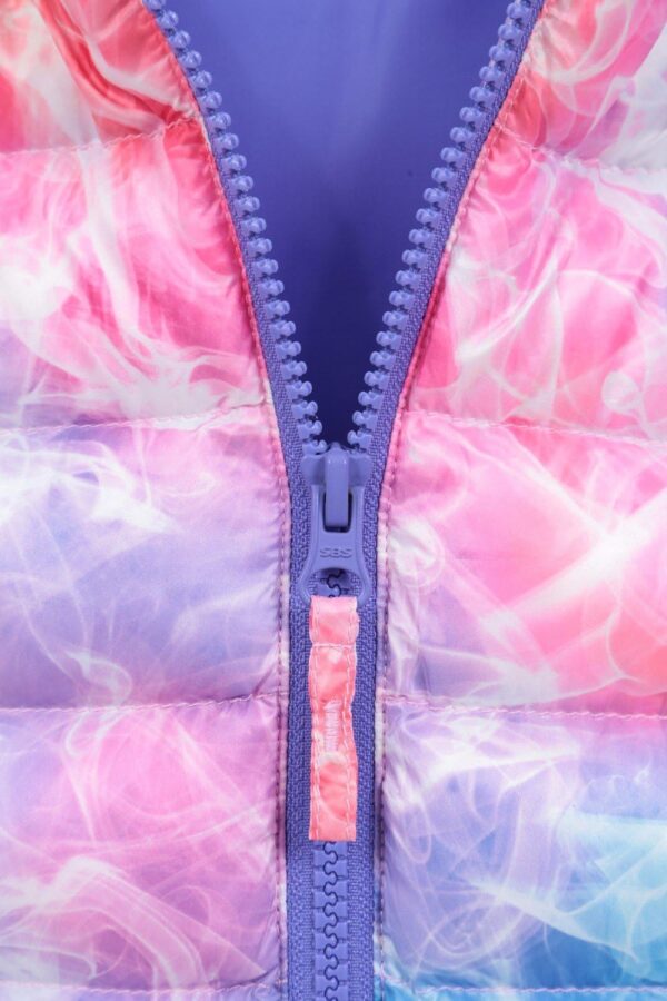 Mountain Warehouse Seasons Padded Kids Puffer Jacket - Water Resistant & Lightweight Insulated Rain Coat, Boys & Girls - Great for Spring Summer, School or Travelling Bright Pink Kids Size 5-6 Years - Image 5