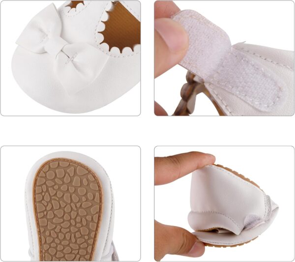 LACOFIA Baby Girls Boys Shoes Infant Sneakers T-Bar Anti-Slip First Walking Shoes Prewalkers - Image 5