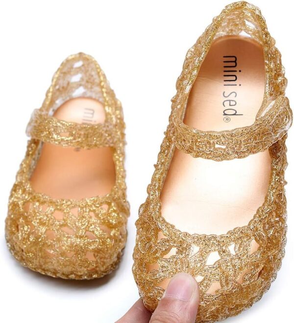 Xmiral Sandals Kids Baby Girls Plastic Hole Princess Shoes Soft Single Shallow Crib Shoes - Image 6