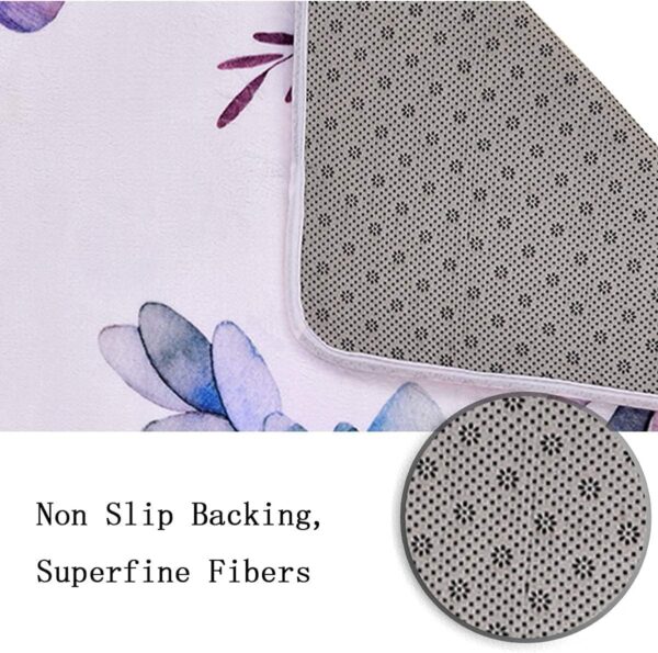 Football Rugs Boys Bedroom Living Room Rug Large 3D Graffiti Football Pattern Rug Blue Green Football Carpet Kids Teens Gaming Mat Washable Nursery Rug Runner Doormat (Navy blue,100x150cm) - Image 4