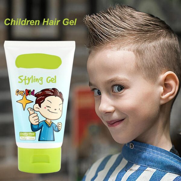 Zjhukfmc 125ml Boy Styling Gel, Styling Gel For Kids, Baby Hair Gel, Fruit Fragrance Baby Hair Gel, Hair Styles Setting Gel With Fast Acts, Non Greasy Styling Gel For Baby - Image 3