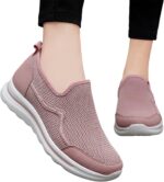 SHOBDW Ladies Canvas Shoes Womens Girls Shoes Casual Retro Plimsolls Plimsoles Low Top Flat Gym Sports Trainers Lightweight Sneakers Fashion Pumps Womens Trainers - Image 4