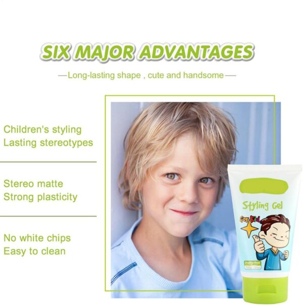 Zjhukfmc 125ml Boy Styling Gel, Styling Gel For Kids, Baby Hair Gel, Fruit Fragrance Baby Hair Gel, Hair Styles Setting Gel With Fast Acts, Non Greasy Styling Gel For Baby - Image 9