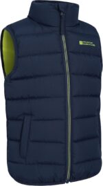 Mountain Warehouse Rocko Kids Padded Gilet - Water Resistant Rain Coat with Microfibre Padding & Front Pockets, Boys & Girls - For Autumn, Winter & Outdoors - Image 2