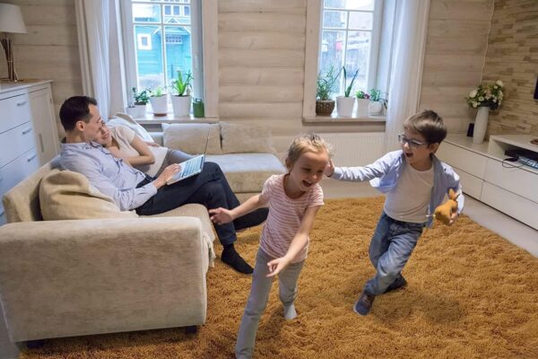 BOLUXIU Living Room Rugs,Khaki 120 * 160cm Fluffy Area Rug for Bedroom, Soft Touch Rug for Kids Room, Living Room Decor, Fuzzy Carpet for Nursery Soft Shaggy Rug for Play Room - Image 5