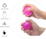 Straame Playballs, Crush-Proof, Colourful Pit Balls for Kids Baby-Approved Multi-Pack Toddler Ball Pit, Smooth Plastic Balls, No Sharp Edges, Non-Toxic & BPA Free. - Image 2