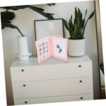 Vaguelly Newborn Milestone Photo Frame Handprint and Footprint Keepsake Picture Holder Double Fold Growth Display for Days Full Moon and First Year Memories - Image 3