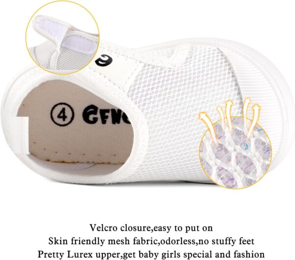 Cheerful Mario 0-3 Years Baby Girls First Walking Shoes Toddler Shoes Girls Sneakers Infant Trainers Breathable and Flexible - Image 2