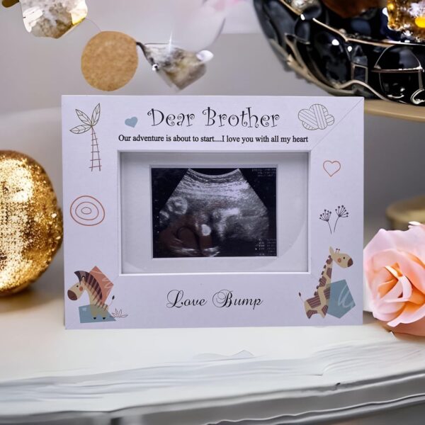 Baby Announcement Brother to be Scan Photo Frame Gift CINS-1 - Image 4