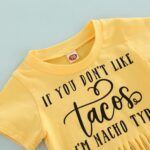Fabumily Newborn Baby Girl Clothes Set Letter Short Sleeve Tassel T Shirt Bloomer Shorts Headband 3Pcs Infant Summer Outfits - Image 3