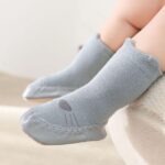 Children Toddler Shoes Autumn and Winter for Boys and Girls Non Slip Elastic Cloth Comfortable Solid Color Simple Pattern Design Born Shoes - Image 4