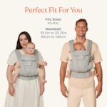 Ergobaby Omni Deluxe All-in-One Baby Carrier for Newborns from Birth up to 20kg, Ergonomic 4-Position mesh Baby Carrier Back Carrier Baby Carrier Travel System, Pearl Grey - Image 8