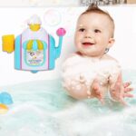 Ice Creams Maker Bubble Machine Bath Bubble Toy Bubble Ice Cream Maker Bath Toy Bathtub Toys Baby Ice Cream Foam Maker Bath Toy For 2-5 Years Old Boys And Girls - Image 3