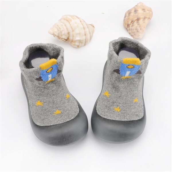 Baby Boys Girls Slippers Anti-Slip Warm Sock Shoes Cartoon Cute Slipper Infant Toddler Baby Soft Indoor Outdoor First Walking Shoes Little Kids Winter Socks Shoes - Image 2