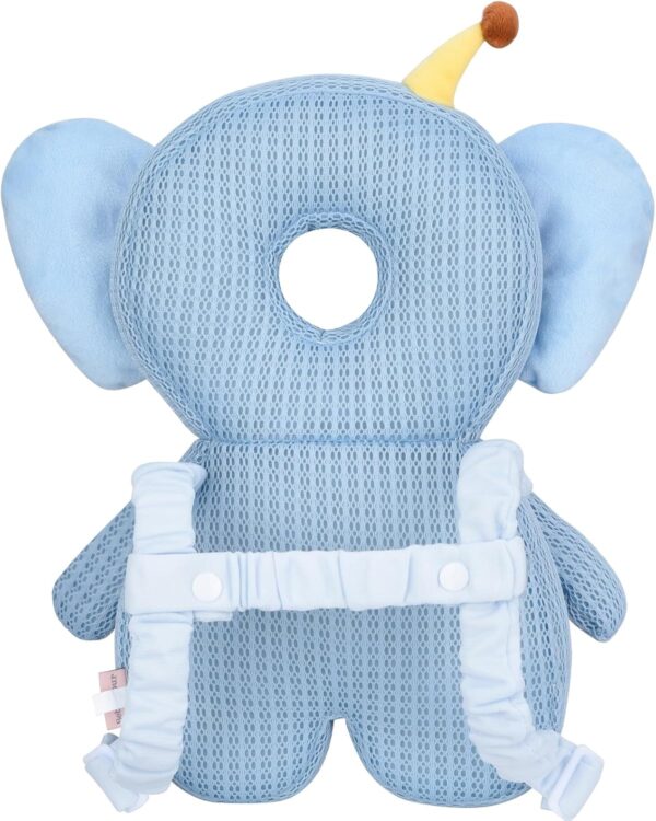 Bebamour Baby Walkers Protective Baby Sit Me Up Toddler Adjustable Baby Head Protection Safety Pad Backpack Wear for Crawling - Image 3