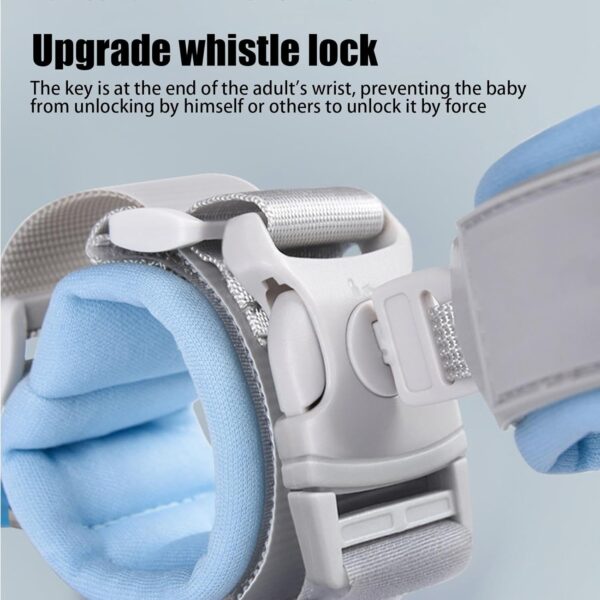 Toddler Safety Harnesses & Leashes - Glow-in-The-Dark Safety Harnesses Wrist Link - Baby Anti Lost Harness Belt Strap, Kids Walking Wristband Assistant, Baby Walking Holder - Image 9