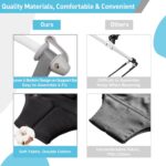 FUNLIO Baby Door Jumper for 6-24 Months (with Door Clamp), Baby Jumper Doorway with Strong Spring & Adjustable Strap, Portable Infant Door Bouncer, Bearing 40 Lbs, CPC & CE Certified- Black - Image 5