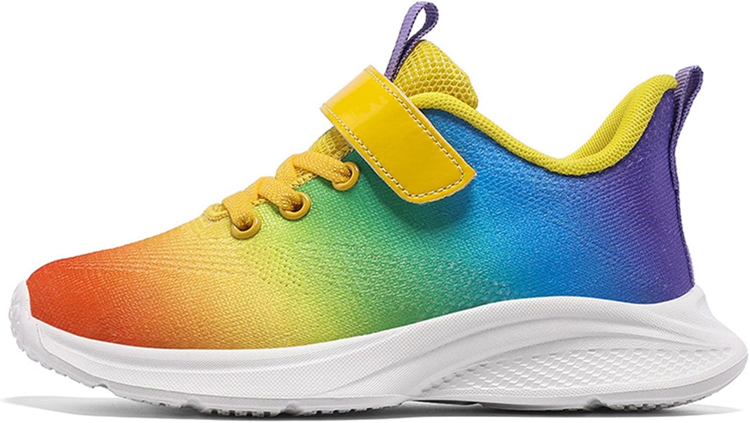 71KXY1gNFdL._AC_SL1500_.jpg Hixingo Boys Trainers Kids Trainers Girls Trainers Rainbow Breathable Tennis Shoes Athletic Walking Shoes Lightweight Sneakers for 7-12 Years Little Kid/Big Kid - Image 1