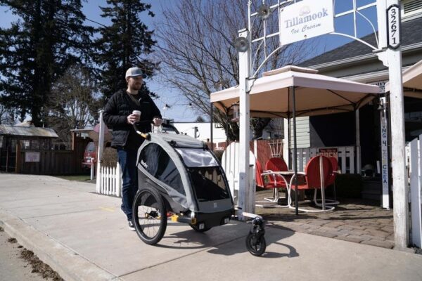 Burley Stroller Kit One Wheel Trailer - Black - Image 3