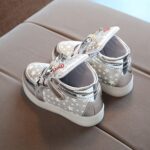 Toddler/Little Kid Girls School Casual Sneakers Tennis Shoes Sock Sneakers for Kids Slip on Shoes Canvas Denim Shoes - Image 2