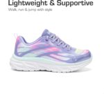 DREAM PAIRS Girls Fashion Sneakers Kids Lightweight and Comfy Lace-up Running Walking Casual Tennis Shoes - Image 3