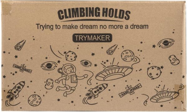 Trymaker Rock Climbing Holds,Climbing Wall for Kids,Climbing Set for Adult Indoor and Outdoor - Image 8