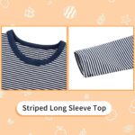 Infant Baby Boys Clothing Sets Newborn Baby Cotton Romper Outfits Suit Toddler Kids Pyjamas 3pcs Long Sleeves T-Shirt + Star Pattern Dungarees+ Hat 0-24 Months - Image 7