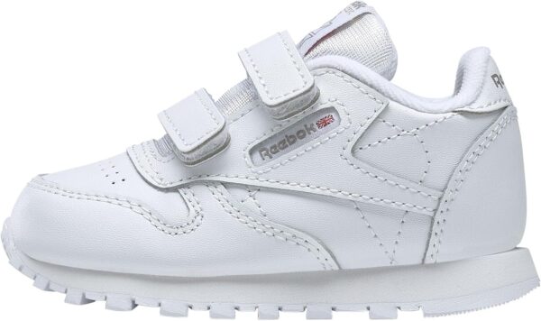 Reebok Unisex Baby Cl Lthr 2v Sneaker, White Carbon Vecblu, 5.5 UK Child - Image 15