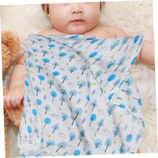Vaguelly 3sets Blanket Newborn Blanket Bath Rugs Blanket Bath Towel Girl Blanket Double Layer Blanket Boy Blankets Boys Blanket Fluffy Blanket Burp Cloths 2pcs*3 - Image 7