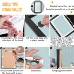 Kids Art Frame Picture Frame - A3 Kids Artwork Display Frame Front Opening 34X46 cm, Black Family Photo Frame for Wall, for Bedroom, Living Room Decor - Image 6