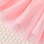 IBTOM CASTLE Baby Girls Floral Print Dress Cardigan 2PCS Set Newborn Infant Sleeveless Cotton Dresses with Bow Coat Brithday Dress Toddler Girls Clothes - Image 5