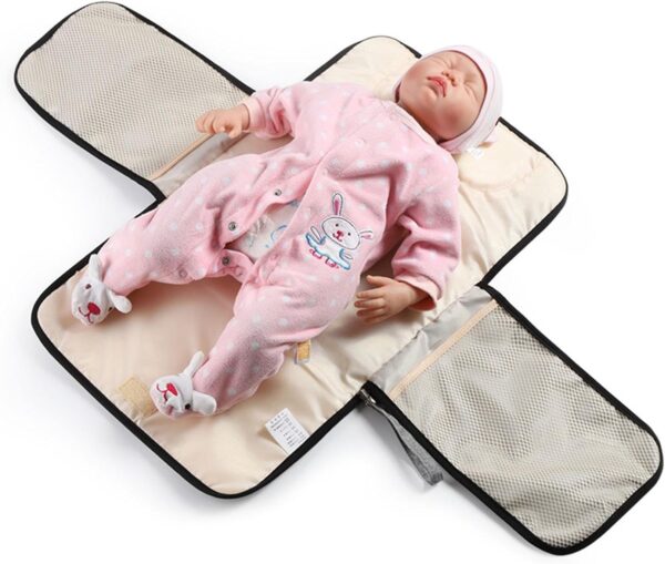 Foldable Diaper Changing Pad - Waterproof Folding Diaper Organizer Bag,Compact Portable Changing Pads for Parks, Shopping Malls, Restaurants, Travel, Camping - Image 7