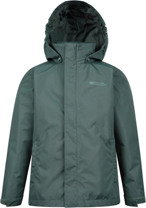 Mountain Warehouse Fell Kids 3 in 1 Jacket - Water-Resistant Triclimate Raincoat, Detachable Inner Coat & Packaway Hood - for Walking, Hiking & Outdoors - Image 5