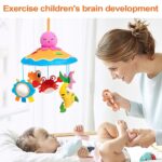 Mobile for Crib | Bell Baby Mobile Crib Toy | Rotating Cute Animal Nursery Decor, Educational Toys for Girls Boys, Stroller Accessories - Image 8