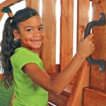 BeneLabel 4 Pack Climbing Handles, 18cm Playhouse Hand Grips Soild Climbing Frame Grab for Swing Set/Playset/Playhouse/Play Park/Indoor Outdoor Monkey Bars/Treehouse/Bunk Bed Accessories, Black - Image 6