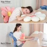 Flower Pillow,Flower Shaped Throw Pillow,Flower Shaped Seating Cushion, Floor Pillow, Cute Room Decor & Plush Pillow (23.6, Sun Yellow) - Image 4