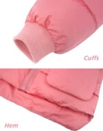 FEOYA Baby Boys Girls Hooded Down Jackets Little Kids Winter Puffer Jackets Cute Warm Outerwear - Image 6