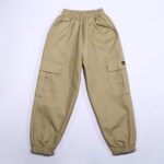 WWricotta Boys Kids Summer Casual Fashion Cargo Pants Solid Color Loose Sweatpants Trousers for Sports Activewear Footie Pajamas Baby Boy - Image 2