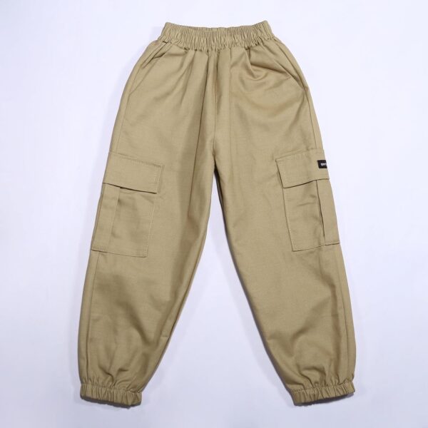 WWricotta Boys Kids Summer Casual Fashion Cargo Pants Solid Color Loose Sweatpants Trousers for Sports Activewear Footie Pajamas Baby Boy - Image 2